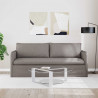 Sofa Ciemnoszary 196 x 82 x 85 cm tkanina