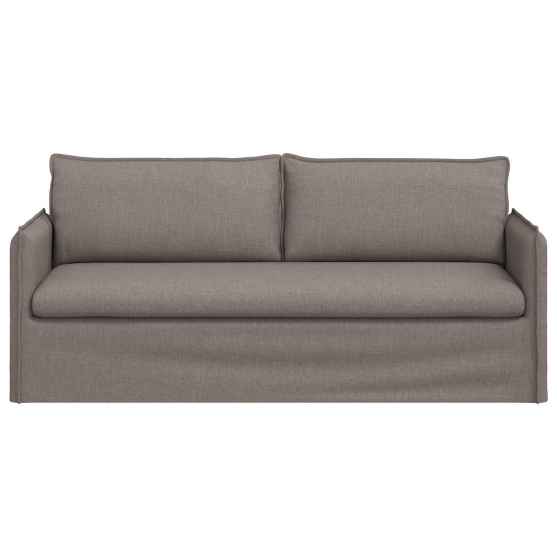Sofa Ciemnoszary 196 x 82 x 85 cm tkanina