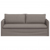Sofa Ciemnoszary 196 x 82 x 85 cm tkanina