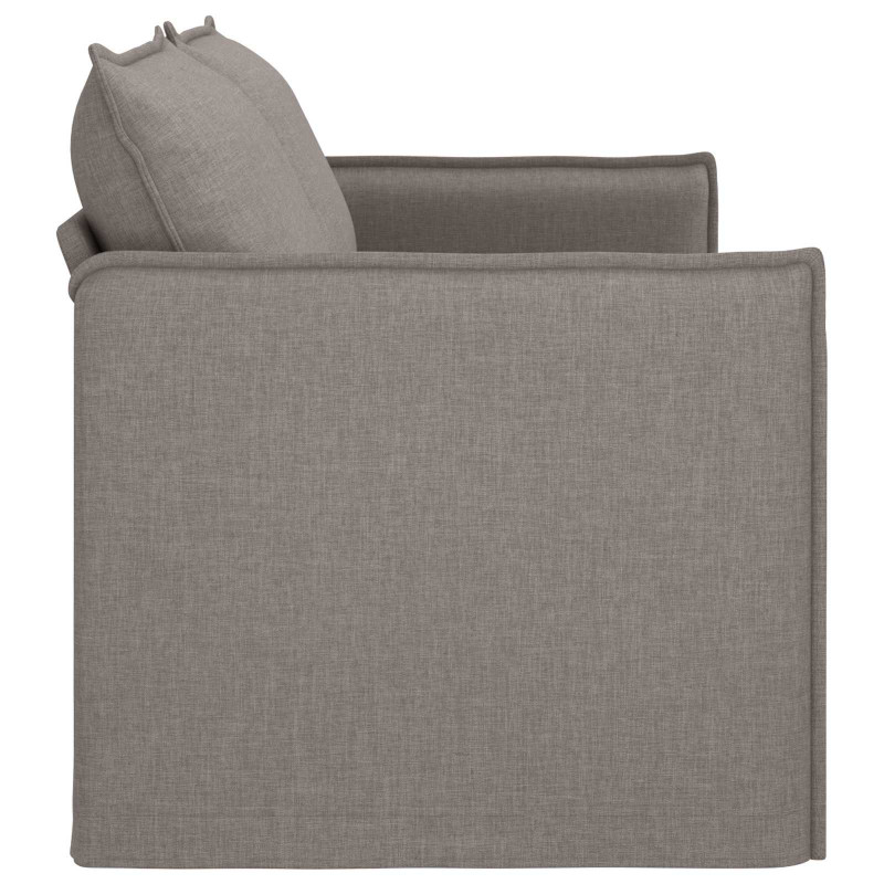Sofa Ciemnoszary 196 x 82 x 85 cm tkanina