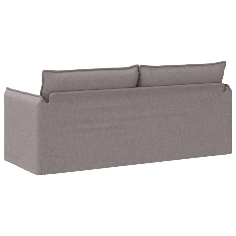 Sofa Ciemnoszary 196 x 82 x 85 cm tkanina