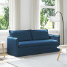 Sofa Niebieski 196 x 82 x 85 cm tkanina