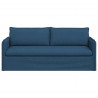 Sofa Niebieski 196 x 82 x 85 cm tkanina