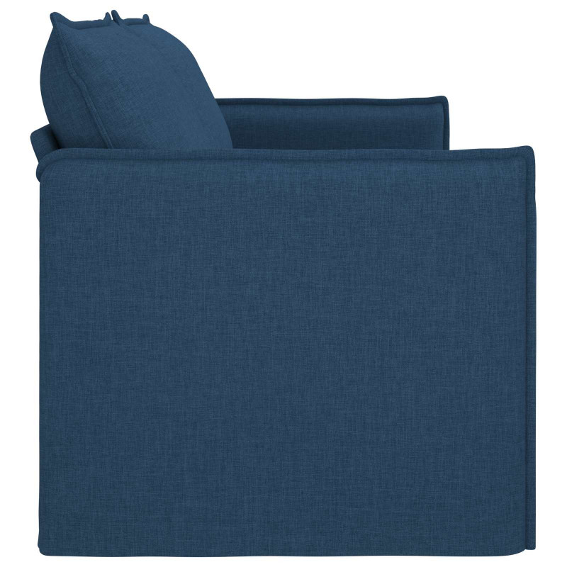 Sofa Niebieski 196 x 82 x 85 cm tkanina