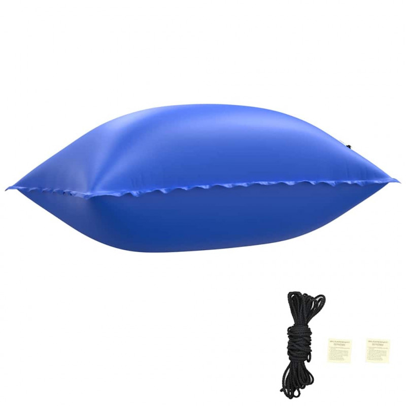 Poduszka basenowa na zimę Niebieski 380 x 180 x 140 cm PVC