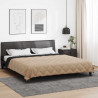 Kołdra na cały rok Czarny i Taupe 220 x 260 cm Mikrofibra