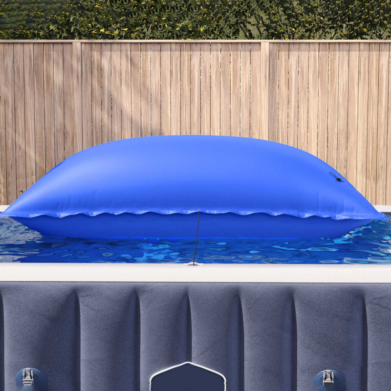 Poduszka basenowa na zimę Niebieski 460 x 230 x 160 cm PVC