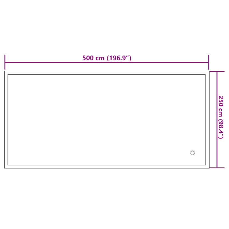 Poduszka basenowa na zimę Niebieski 460 x 230 x 160 cm PVC
