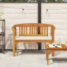 Ławka Różana Kremowa biel 114 x 46 x 82,5 cm Lite Drewno Akacji