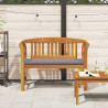 Ławka Różana Naturalny 114 x 46 x 82,5 cm Lite Drewno Akacji