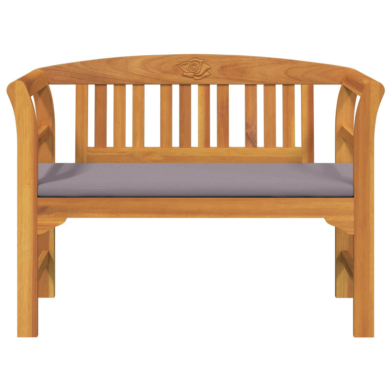 Ławka Różana Naturalny 114 x 46 x 82,5 cm Lite Drewno Akacji