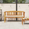 Ławka Różana Naturalny 157 x 46 x 82,5 cm Lite Drewno Akacji
