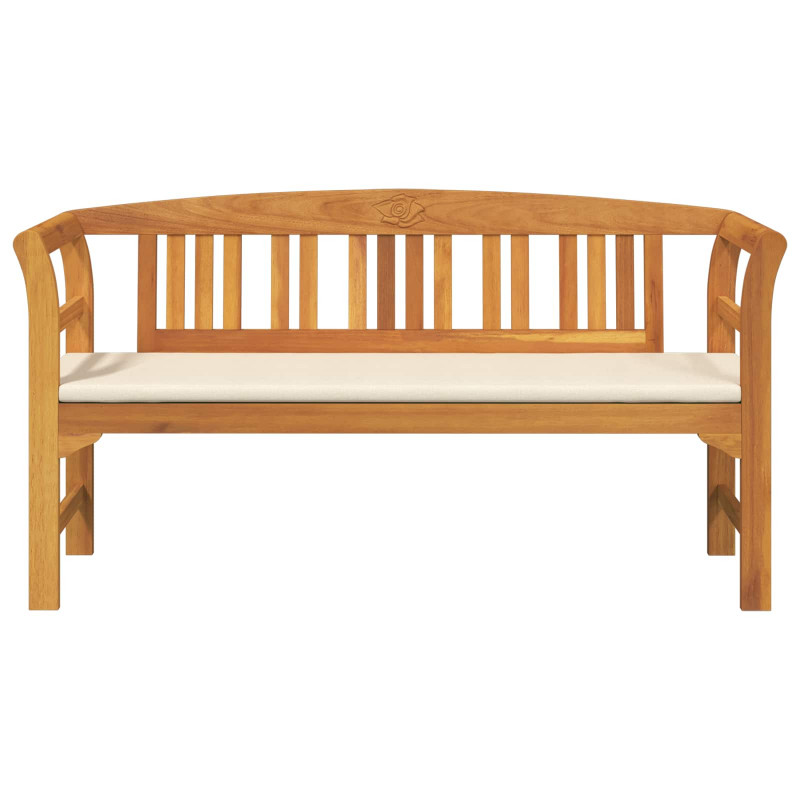 Ławka Różana Naturalny 157 x 46 x 82,5 cm Lite Drewno Akacji