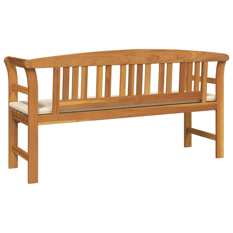 Ławka Różana Naturalny 157 x 46 x 82,5 cm Lite Drewno Akacji