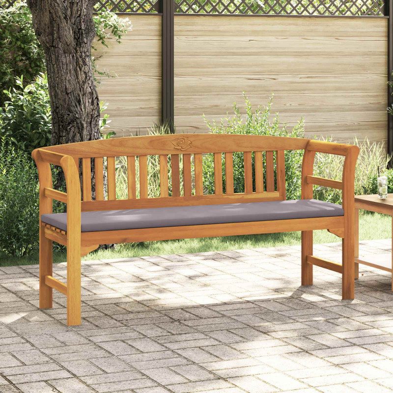 Ławka Różana Naturalny 157 x 46 x 82,5 cm Lite Drewno Akacji