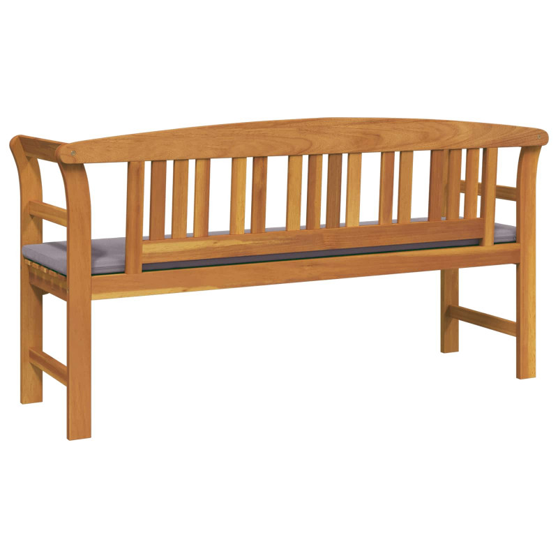 Ławka Różana Naturalny 157 x 46 x 82,5 cm Lite Drewno Akacji