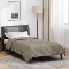 Kołdra na cały rok Jasnoszary 135 x 220 cm Mikrofibra