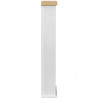 Szafka na płyty CD Biały 52 x 17.5 x 103 cm Lite drewno sosnowe