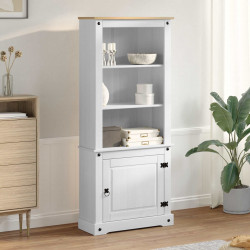 Highboard Biały 74 x 38 x 170 cm Lite drewno sosnowe