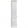 Highboard Biały 74 x 38 x 170 cm Lite drewno sosnowe