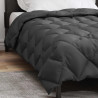 Zimowa Kołdra Antracyt 135 x 200 cm Mikrofibra