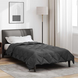Letni Kołdra Antracyt 200 x 135 cm Mikrofibra