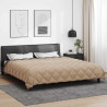 Zimowa Kołdra Antracyt i Taupe 200 x 240 cm Mikrofibra