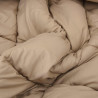 Zimowa Kołdra Antracyt i Taupe 135 x 220 cm Mikrofibra