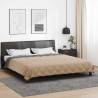 Letni Kołdra Antracyt i Taupe 200 x 200 cm Mikrofibra