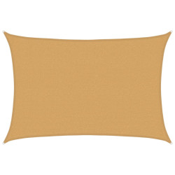 Żagiel przeciwsłoneczny, 160 g/m², piaskowy, 2,5x4 m, HDPE