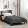 Letni Kołdra Antracyt i Taupe 220 x 135 cm Mikrofibra