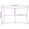 Żagiel przeciwsłoneczny, 160 g/m², piaskowy, 2,5x4 m, HDPE