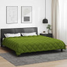 Zimowa Kołdra Zielony 240 x 260 cm Mikrofibra
