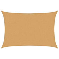 Żagiel przeciwsłoneczny, 160 g/m², piaskowy, 2x3 m, HDPE