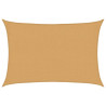 Żagiel przeciwsłoneczny, 160 g/m², piaskowy, 2x3 m, HDPE