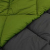 Zimowa Kołdra Zielony i Antracyt 135 x 200 cm Mikrofibra