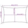Żagiel przeciwsłoneczny, 160 g/m², piaskowy, 2x3 m, HDPE