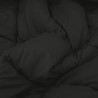 Zimowa Kołdra Czarny i antracyt 135 x 200 cm Mikrofibra