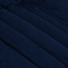 Letni Kołdra Kwiłtowany Ciemnoniebieski 200 x 220 cm Mikrofibra