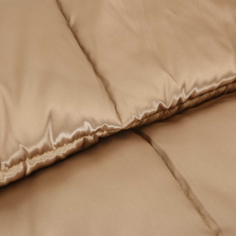 Letni Kołdra złoty 155 x 220 cm Satyna i Mikrofibra