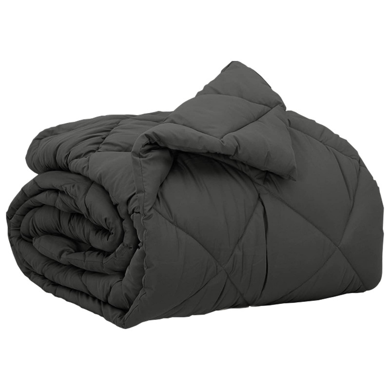 Kołdra na cały rok Antracyt 135 x 220 cm Mikrofibra