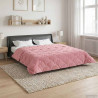 Zimowa Kołdra Różowy 220 x 240 cm Mikrofibra i Fleece Teddy