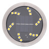 Solarne lampki gruntowe, z kolcami, 12 szt., ciepłe białe