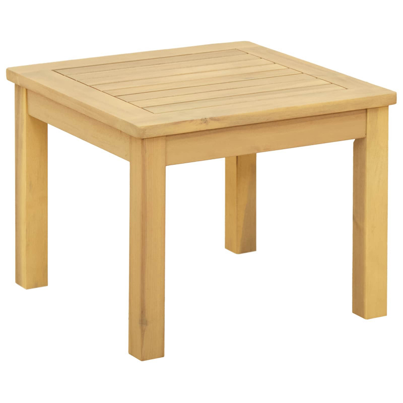 Stolik kawowy Jasna akacja 45 x 45 x 36 cm Lite Drewno Akacji