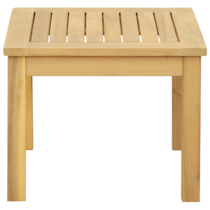 Stolik kawowy Jasna akacja 45 x 45 x 36 cm Lite Drewno Akacji
