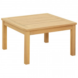 Stolik kawowy Jasna akacja 60 x 60 x 36 cm Lite Drewno Akacji