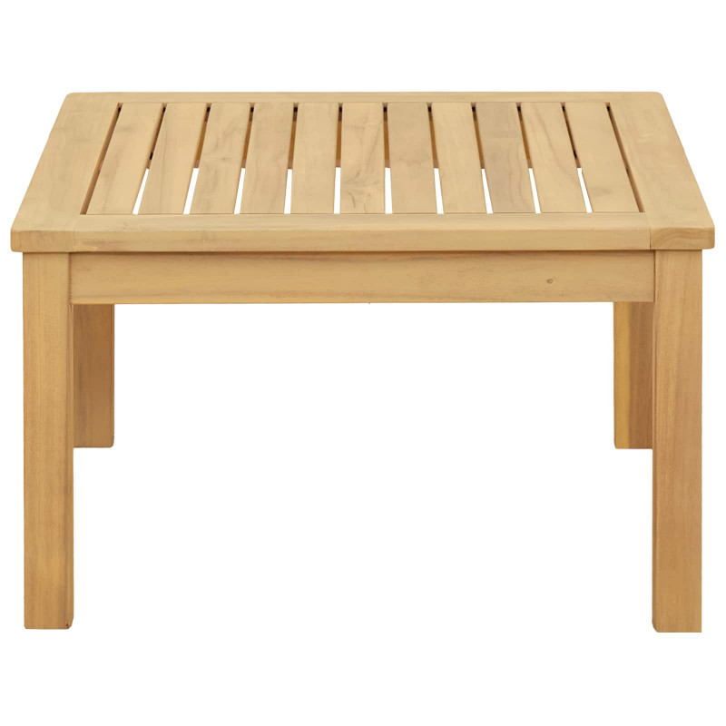 Stolik kawowy Jasna akacja 60 x 60 x 36 cm Lite Drewno Akacji