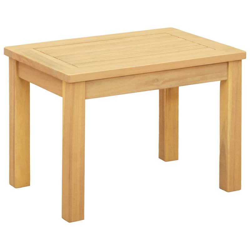 Stolik kawowy Jasna akacja 50 x 35 x 36 cm Lite Drewno Akacji