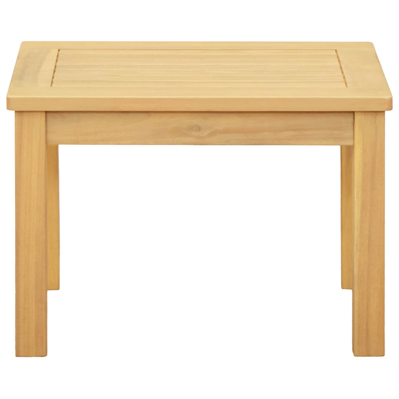 Stolik kawowy Jasna akacja 50 x 35 x 36 cm Lite Drewno Akacji