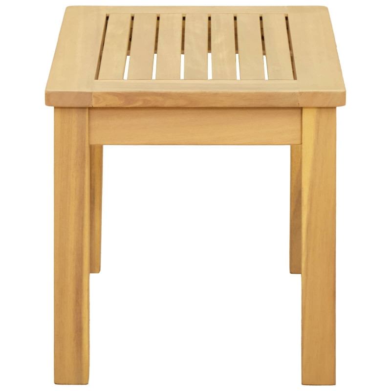 Stolik kawowy Jasna akacja 50 x 35 x 36 cm Lite Drewno Akacji